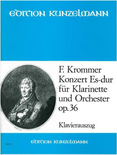 Krommer: Concerto in Eb Opus 36 for Clarinet published by Kunzelmann