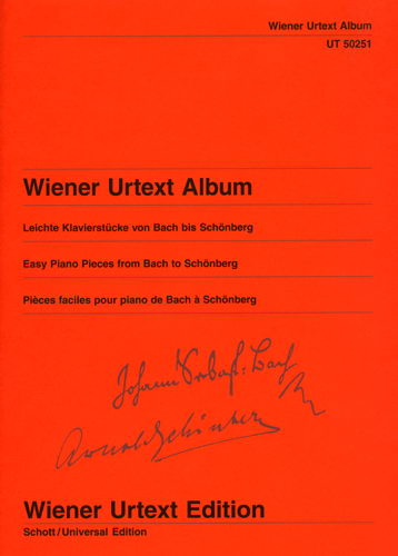 Easy Piano Pieces from Bach to Schonberg (Leichte Klaverstucke) published by Wiener Urtext