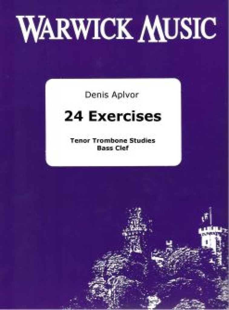 ApIvor: 24 Exercises for Trombone (Bass Clef) published by Warwick