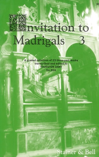 Invitation to Madrigals Book 3 (SSA) published by Stainer & Bell