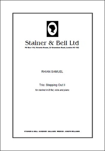 Samuel: Trio: Stepping Out II for Clarinet, Viola and Piano published by Stainer & Bell