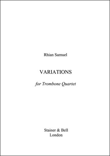 Samuel: Variations for Trombone Quartet published by Stainer and Bell