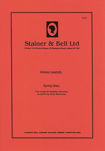 Samuel: Colours: Spring Diary for Baritone and Piano published by Stainer & Bell