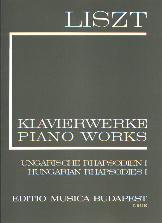 Liszt: Hungarian Rhapsodies I. (I/3) for Piano published by EMB