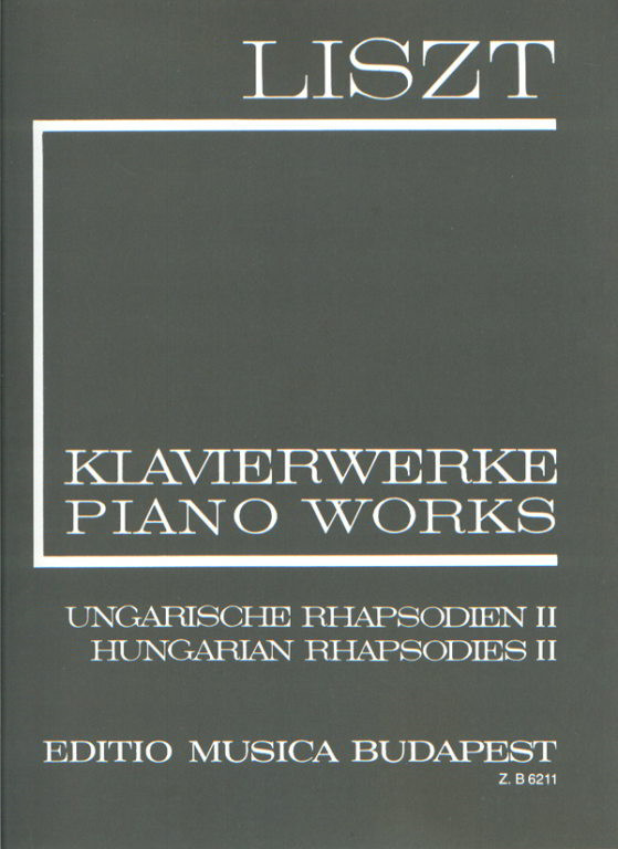 Liszt: Hungarian Rhapsodies II. (I/4) for Piano published by EMB