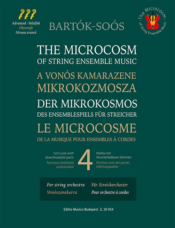 Bartok: Microcosm of String Ensemble Music 4 published by EMB