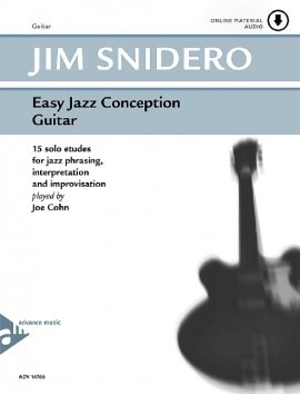 Snidero: Easy Jazz Conception - Guitar published by Advance (Book/Online Audio)