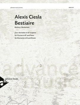 Ciesla: Bestiary for Clarinet published by Advance