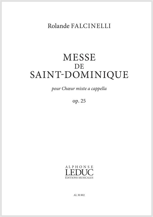 Falcinelli: Messe De Saint-Dominique published by Leduc - Choral Score