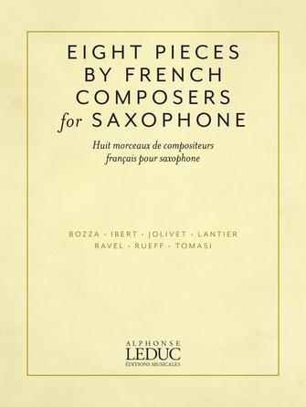 Eight Pieces by French Composers for Alto Saxophone published by Leduc