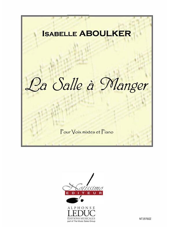 Aboulker: Salle A Manger SATB published by Leduc
