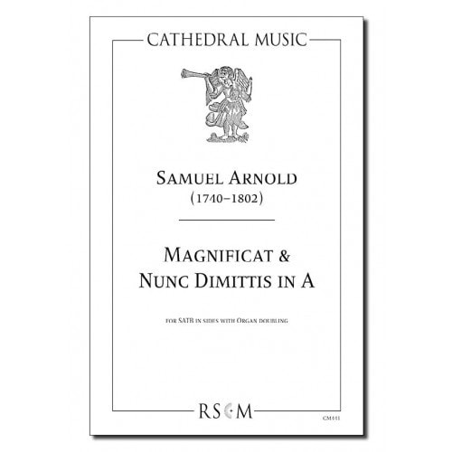 Arnold: Magnificat & Nunc Dimittis in A SATB published by Cathedral Music