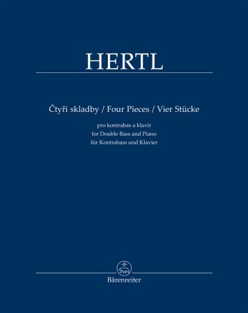 Hertl: Four Pieces for Double Bass & Piano published by Barenreiter