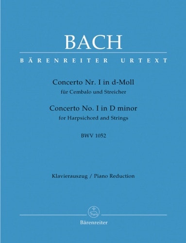 Bach: Concerto for Keyboard No.1 in D minor (BWV 1052) published by Barenreiter