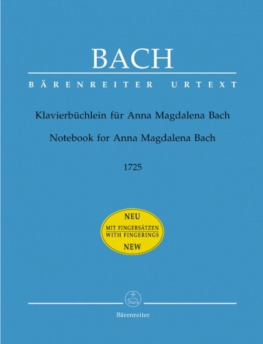 Bach: Notebook for Anna Magdalena for Piano published by Barenreiter