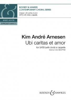 Arnesen: Ubi caritas et amor SATB published by Boosey & Hawkes