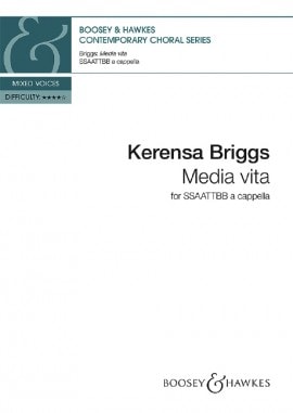 Briggs: Media vita SSAATTBB published by Boosey & Hawkes