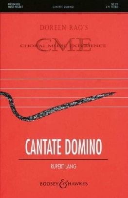 Lang: Cantate Domino SSA published by Boosey & Hawkes