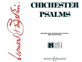 Bernstein: Chichester Psalms (Reduced Orchestration) published by Boosey & Hawkes - Set of Parts