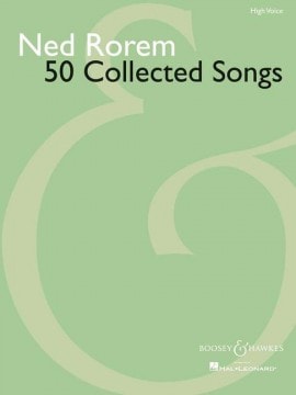 Rorem: 50 Collected Songs for High Voice published by Boosey & Hawkes