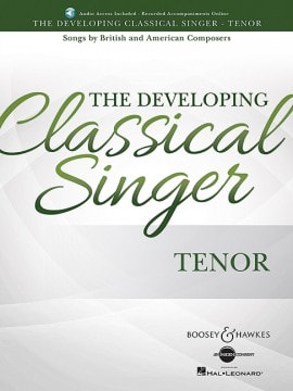 The Developing Classical Singer - Tenor published by Boosey & Hawkes (Book/Online Audio)