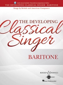 The Developing Classical Singer - Baritone published by Boosey & Hawkes (Book/Online Audio)