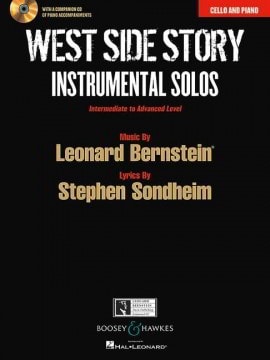 West Side Story Instrumental Solos - Cello published by Boosey & Hawkes (Book & CD)