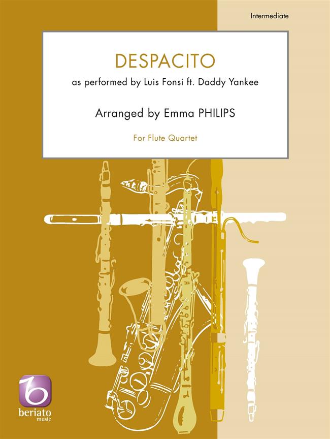 Despacito for Flute Quartet published by Beriato