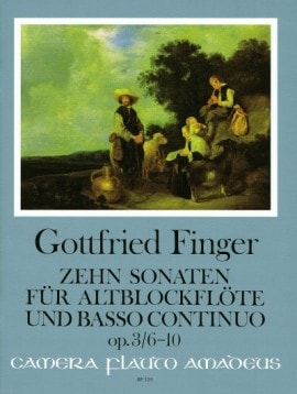Finger: 10 Sonatas Opus 3 Nos. 6 - 10 published by Amadeus