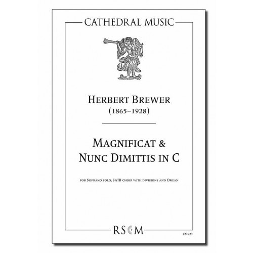 Brewer: Magnificat & Nunc Dimittis in C SATB published by Cathedral Music