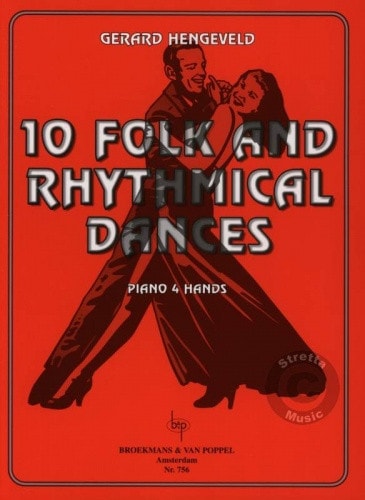 Hengeveld: 10 Folk & Rhythmical Dances for Piano Duet published by Broekmans