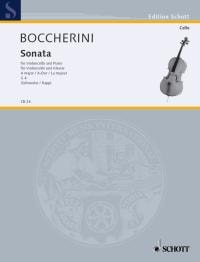 Boccherini: Sonata in A Major for Cello published by Schott