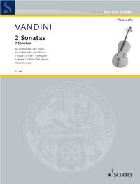 Vandini: 2 Sonatas for Cello published by Schott