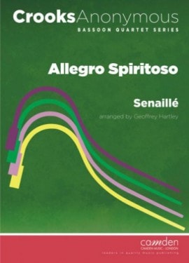Senaille: Allegro Spiritoso for Bassoon Quartet published by Camden