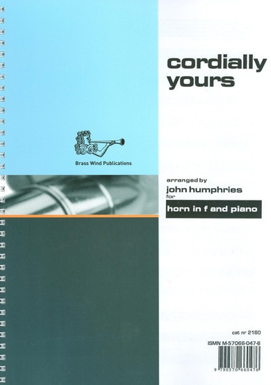 Cordially Yours for Horn in F published by Brasswind