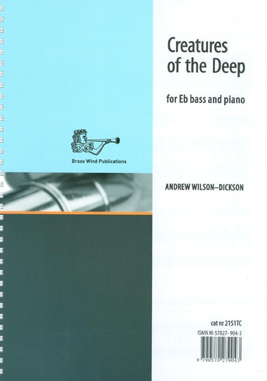 Wilson-Dickson: Creatures of the Deep for Tuba (Bass Clef) published by Brasswind