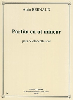 Bernaud: Partita et Ut Mineur (C Minor) for Cello published by Editions Combre