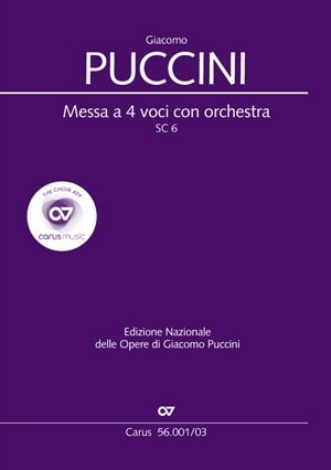 Puccini: Messa di Gloria published by Carus Verlag - Vocal Score