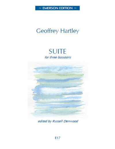 Hartley: Suite for 3 Bassoons published by Emerson