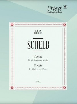Schelb: Sonata for Clarinet published by Breitkopf