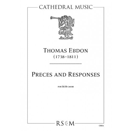 Ebdon: Preces and Responses SATB published by Cathedral Music