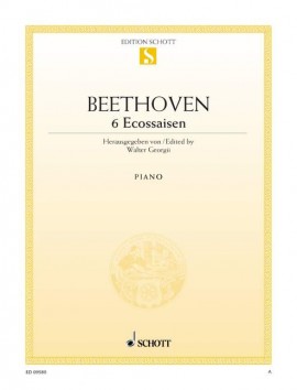 Beethoven: 6 Ecossaises for Piano published by Schott