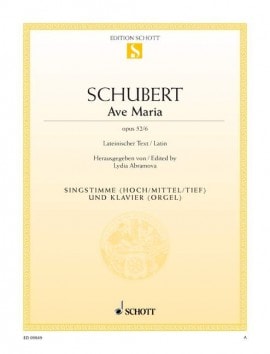 Schubert: Ave Maria in 3 Keys published by Schott