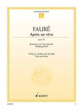 Faure: Apres un Reve for Viola published by Schott