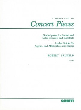 Salkeld: A Second Book of Concert Pieces for Descant & Treble Recorders published by Schott