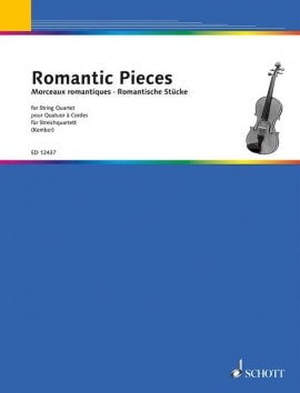 Romantic Pieces for String Quartet published by Schott