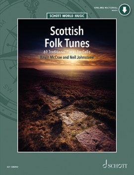 Scottish Folk Tunes - Cello published by Schott (Book/Online Audio)
