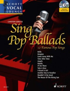 Sing Pop Ballads published by Schott (Book & CD)