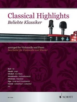 Classical Highlights for Cello published by Schott