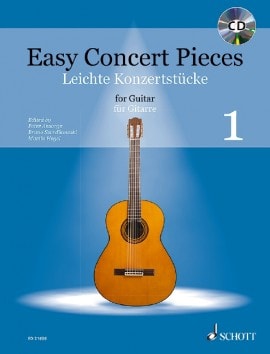 Easy Concert Pieces 1 - Guitar published by Schott (Book/Online Audio)